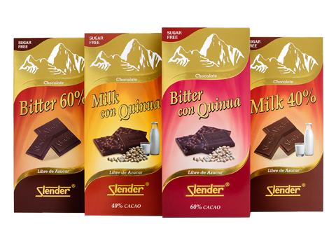 SLENDER - Producción de Chocolateria dietetica, Gel antibacterial y Aceite de Linaza Extra Virgen