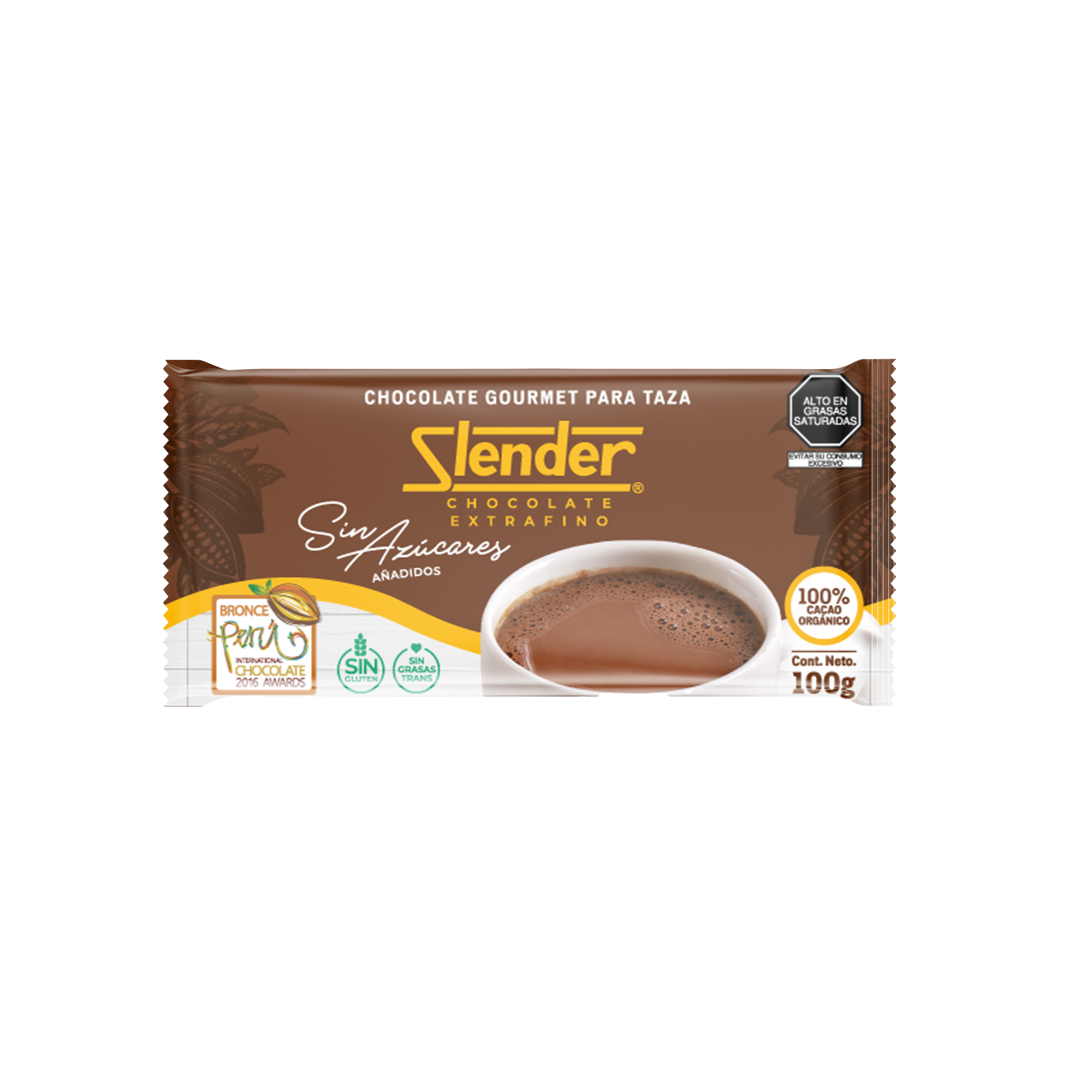 Chocolate Gourmet para Taza al 100% Cacao