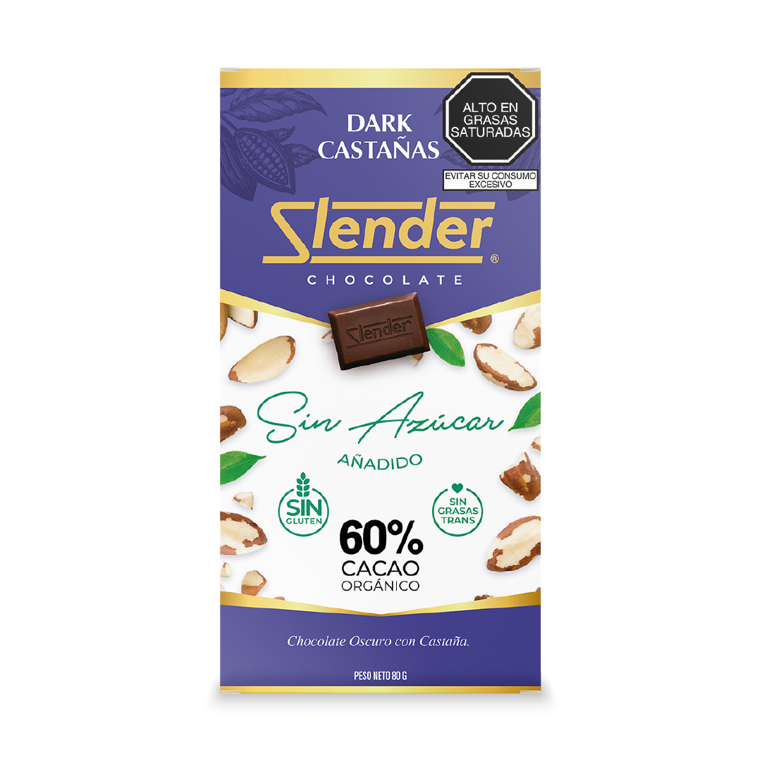 Dark Castañas al 60% Cacao