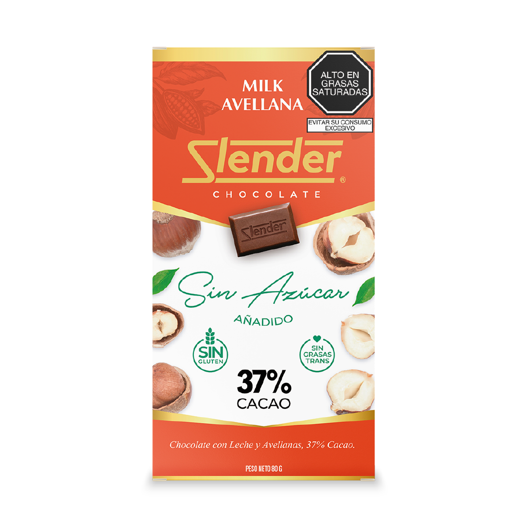 Milk Avellana al 37% Cacao