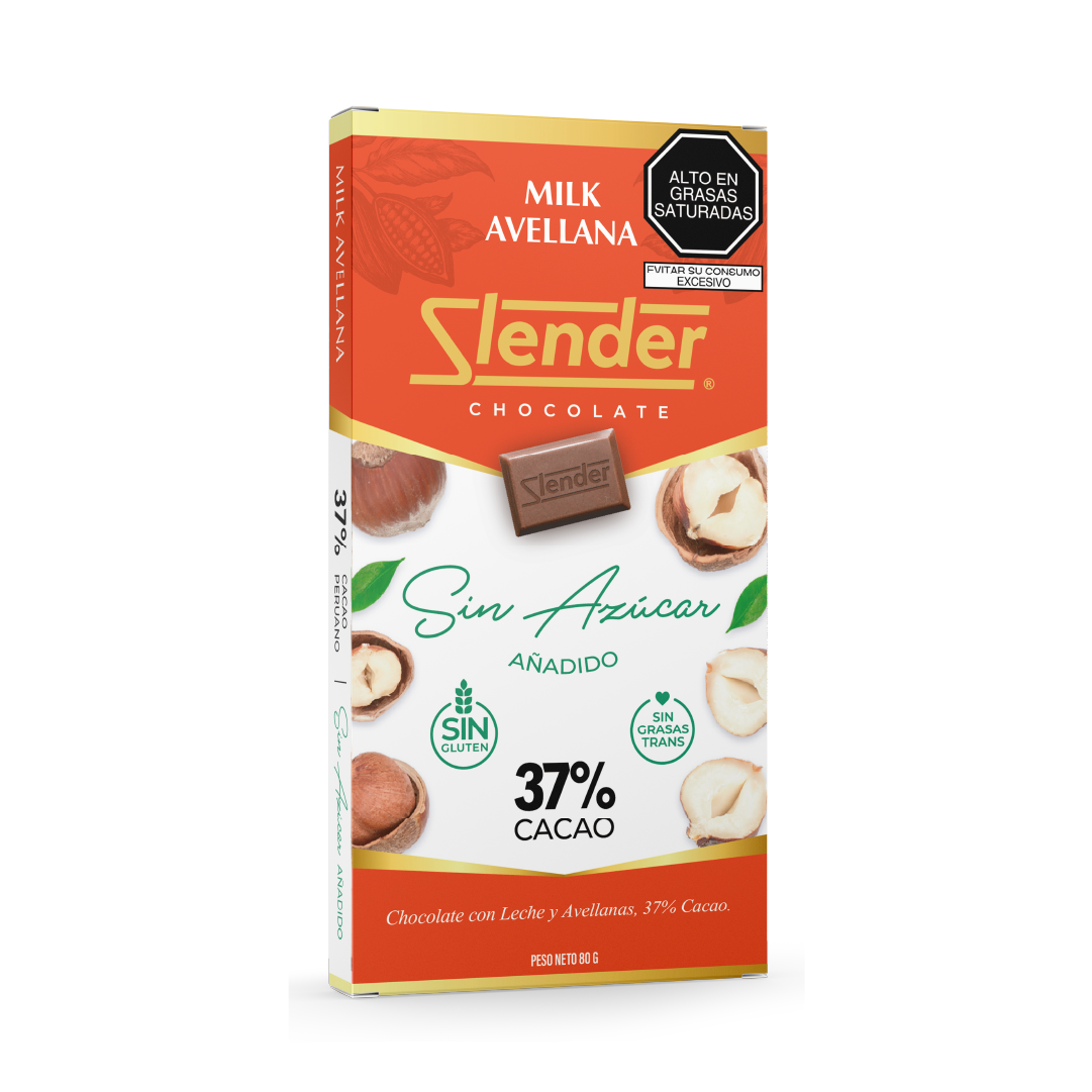 Milk Avellana al 37% Cacao