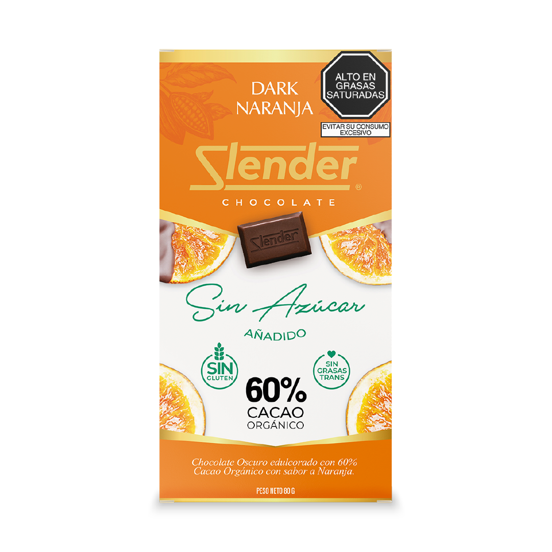 Dark Naranja  al 60% Cacao
