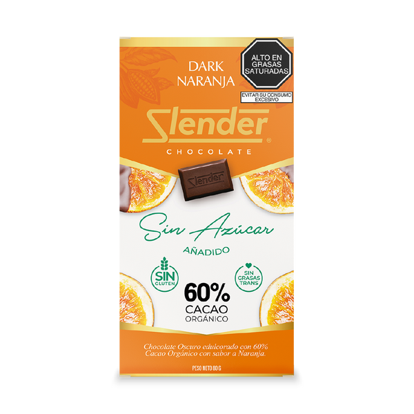 Dark Naranja  al 60% Cacao